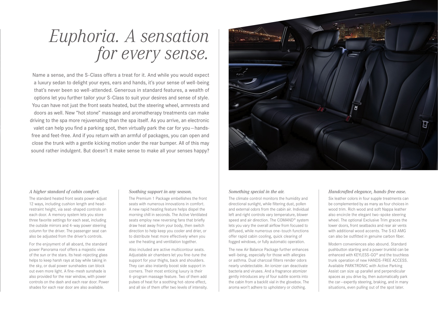 2014 Mercedes-Benz S-Class Brochure Page 31